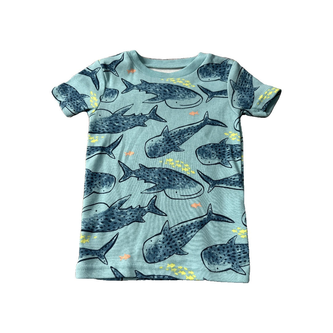 Unisex Blue | pink | Yellow | animals Pajamas Size: 2T Blue | pink | Yellow | animals