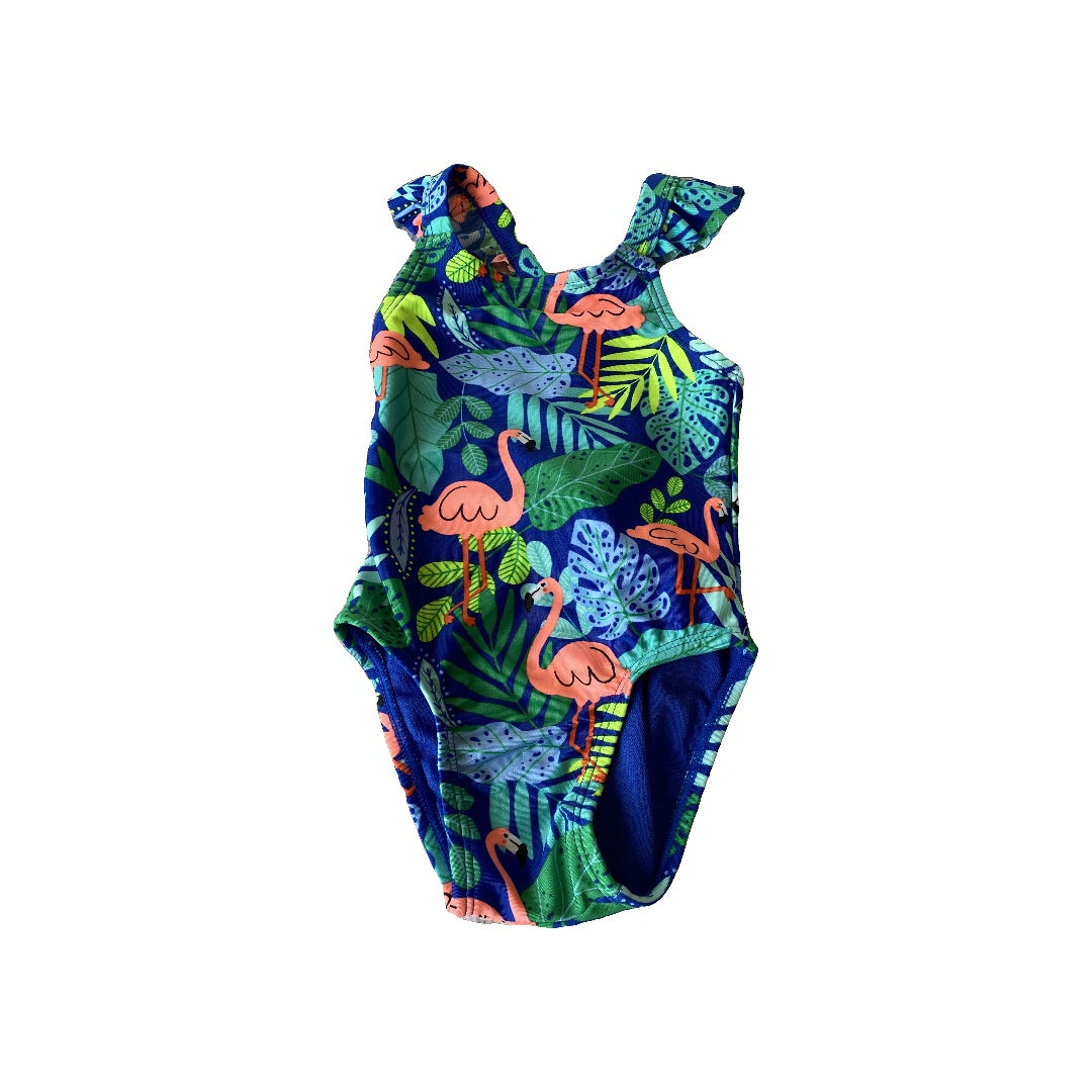 Cat & Jack Girls Blue | pink | Yellow | green Swimwear Size: 12M Blue | pink | Yellow | green