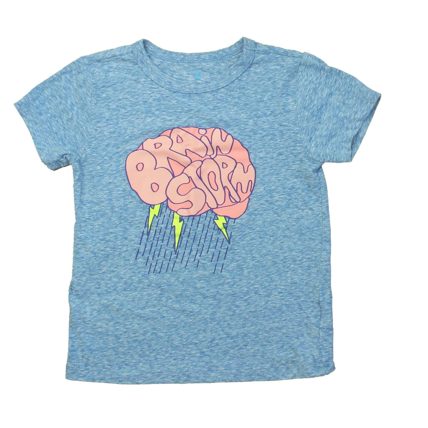 Crewcuts Girls Blue | PInk T-Shirt Size: 4-5T