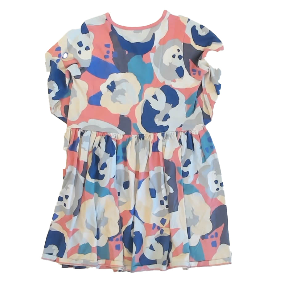 Tea Collection Girls Blue | Pink Dress Size: 10 Years Blue | Pink