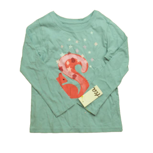 Tea Girls Blue | Pink Long Sleeve Shirt Size: 4T