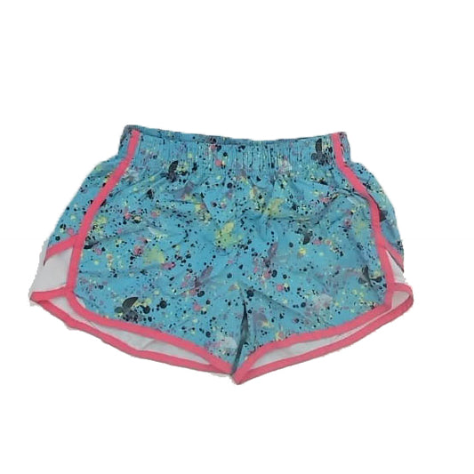 Puma Girls Blue | Pink Athletic Shorts Size: 7 Years Blue | Pink