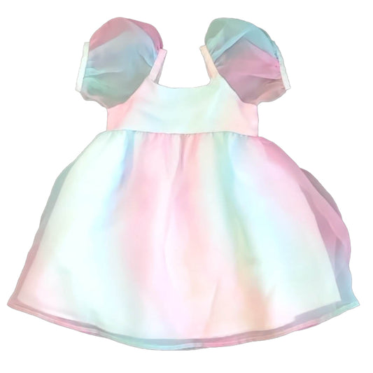 Janie and Jack Girls Blue | Pink Dress Size: 4T Blue | Pink