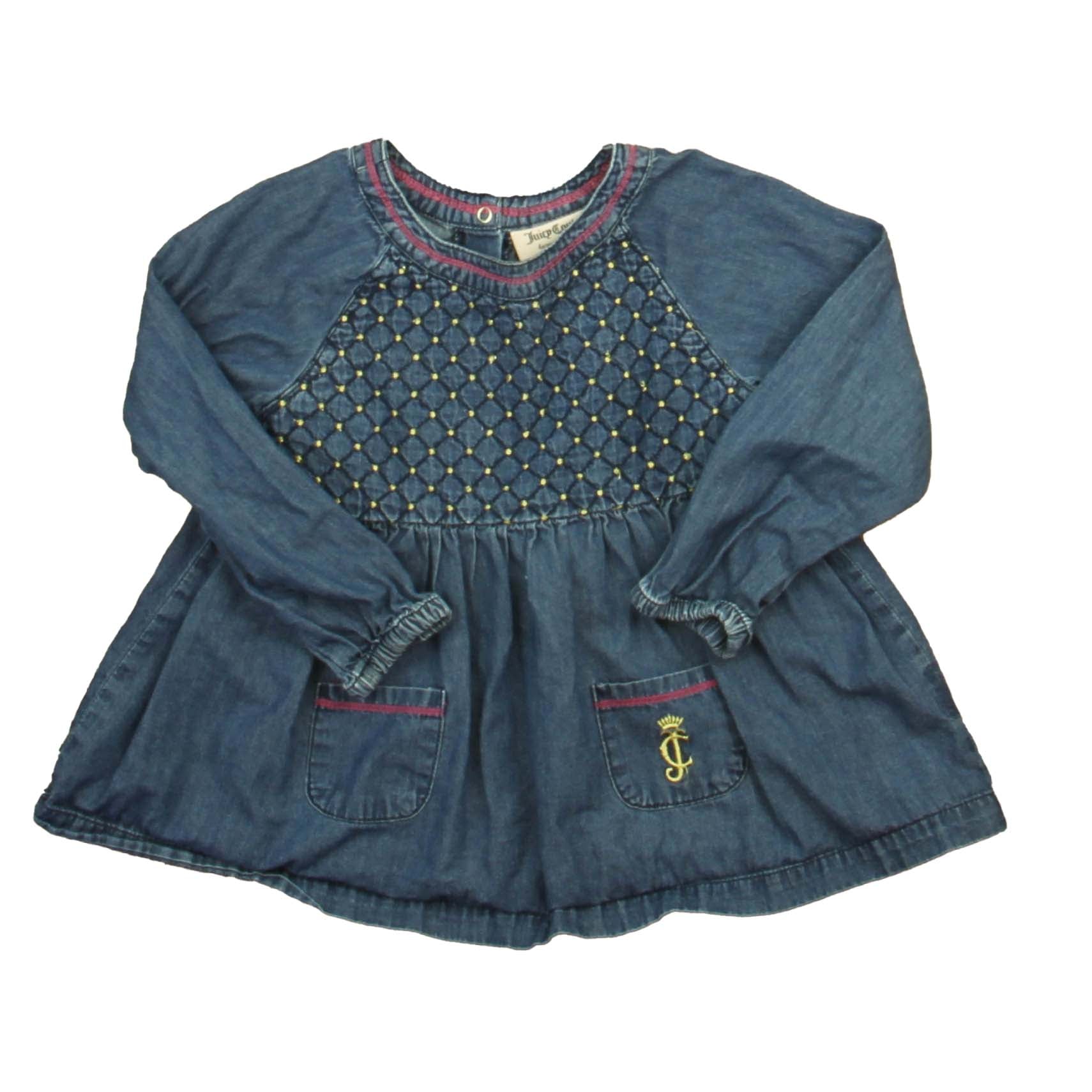 Juicy Couture Girls Blue | Pink Blouse Size: 24 Months Blue | Pink