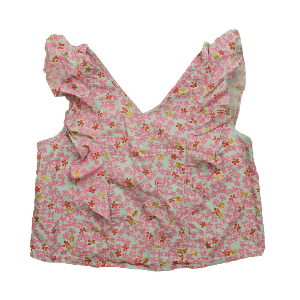 Tea Girls Blue | Pink Blouse Size: 16 Years Blue | Pink