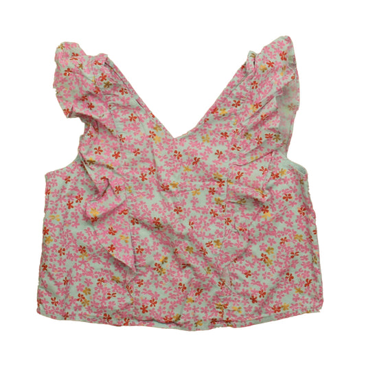 Tea Girls Blue | Pink Blouse Size: 16 Years Blue | Pink