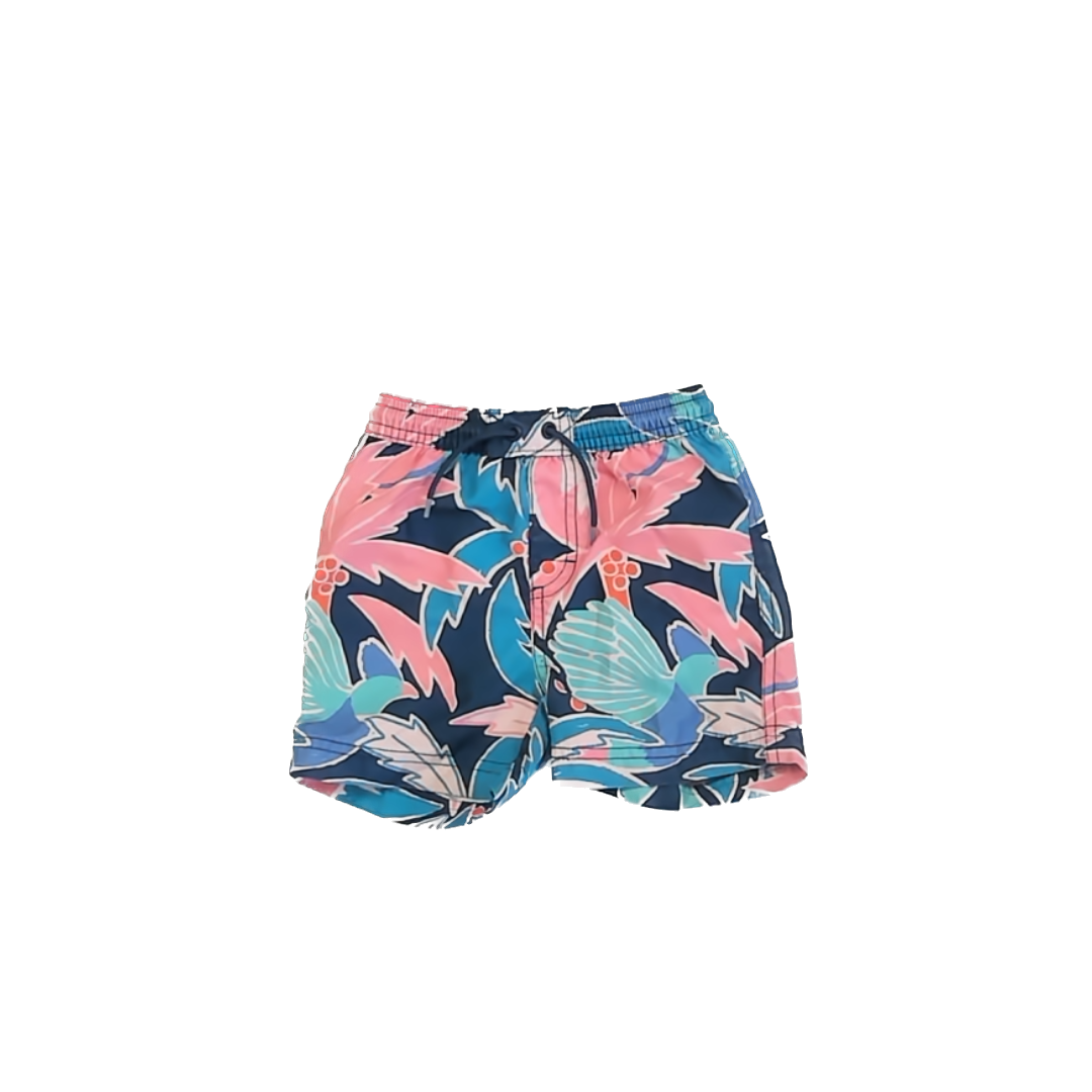 Tea Collection Boys Blue | Pink Trunks Size: 2T Blue | Pink