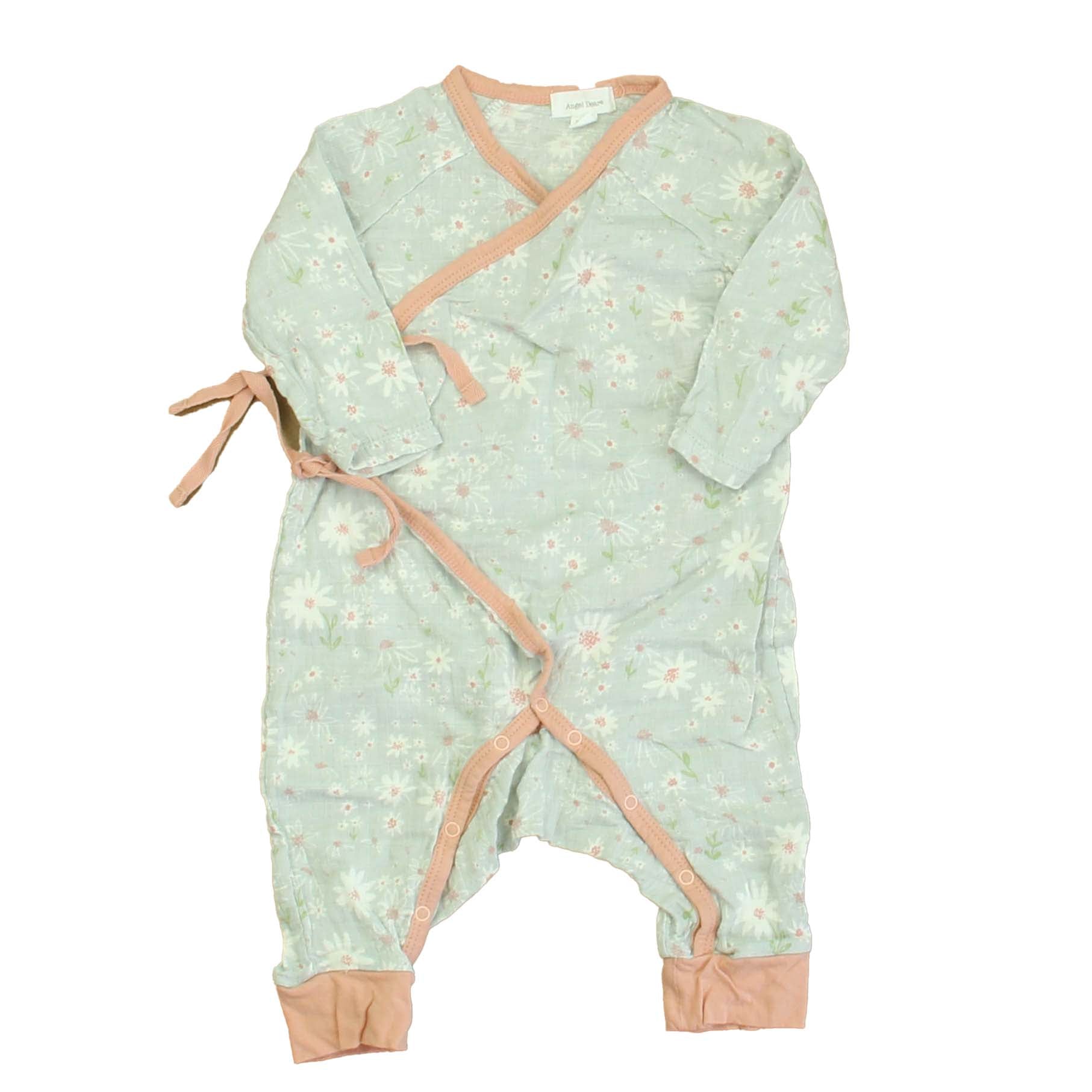 Angel Dear Girls Blue | Pink Long Sleeve Outfit Size: 3-6 Months Blue | Pink