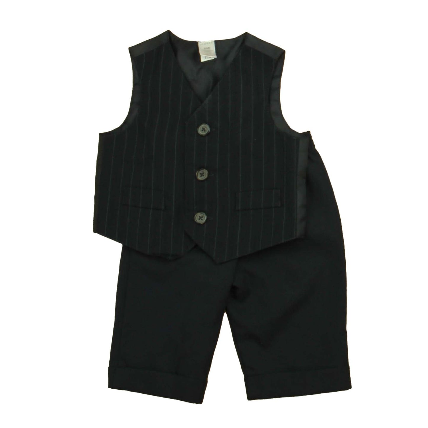 George Boys Blue Pinstripe Special Occasion Outfit Size: 0-3 Months Blue Pinstripe