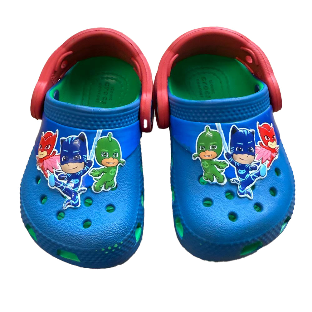 Crocs Girls Blue PJ Masks Sandals Size: 4 Infant Blue PJ Masks