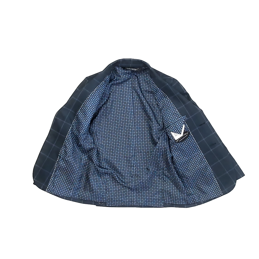 Leo & Zachary Boys Blue Plaid Apparel Sets Size: 4T Blue Plaid