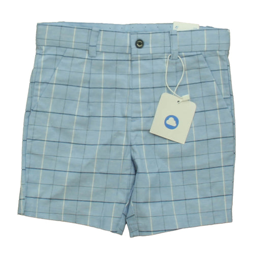 Mayoral Boys Blue Plaid Shorts Size: 3T Blue Plaid