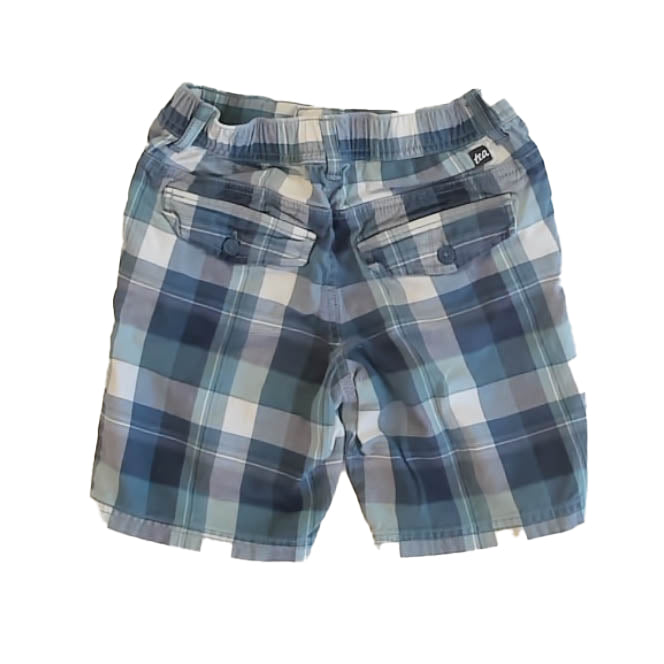 Tea Collection Boys Blue Plaid Shorts Size: 10 Years Blue Plaid
