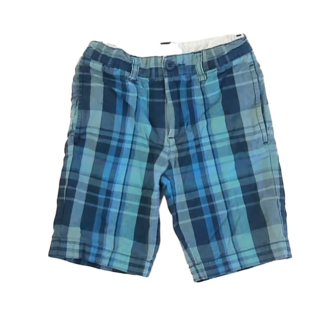 Tea Boys Blue Plaid Shorts Size: 5T Blue Plaid