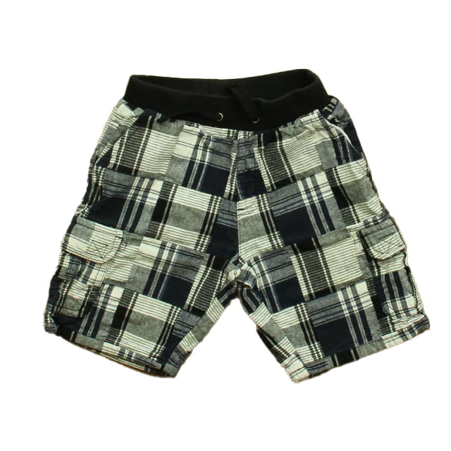 U.S. Polo Assn. Boys Blue Plaid Shorts Size: 5-6 Years