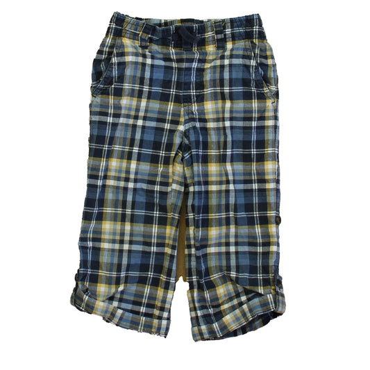 Janie and Jack Boys Blue Plaid Pants Size: 2T