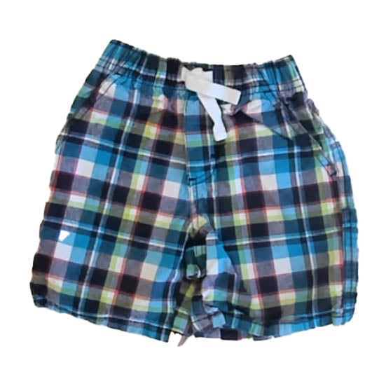 Gymboree Boys Blue Plaid Shorts Size: 18-24 Months Blue Plaid