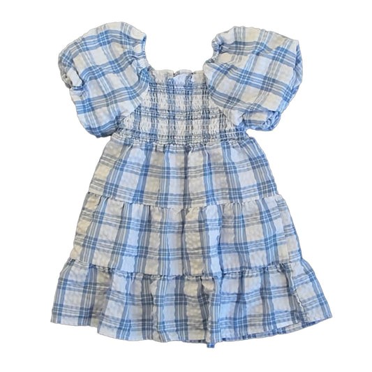 Primark Girls Blue Plaid Dress Size: 2-3T Blue Plaid