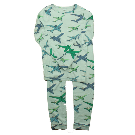 Tea Collection Boys Blue Planes 2-piece Pajamas Size: 12 Years Blue Planes
