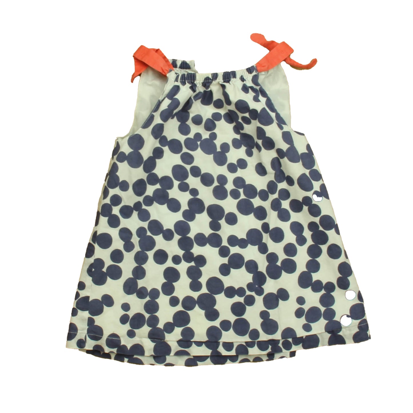 Boden Girls Blue Polka Dots Dress Size: 18-24 Months Blue Polka Dots
