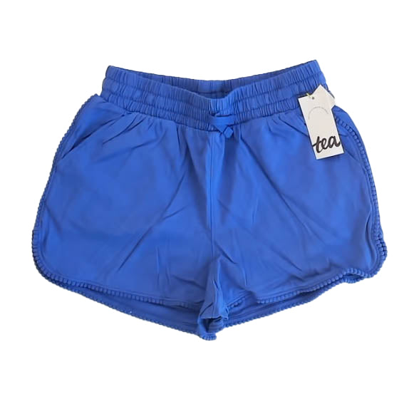 Tea Collection Girls Blue Pom Pom Shorts Size: 12 Years Blue Pom Pom