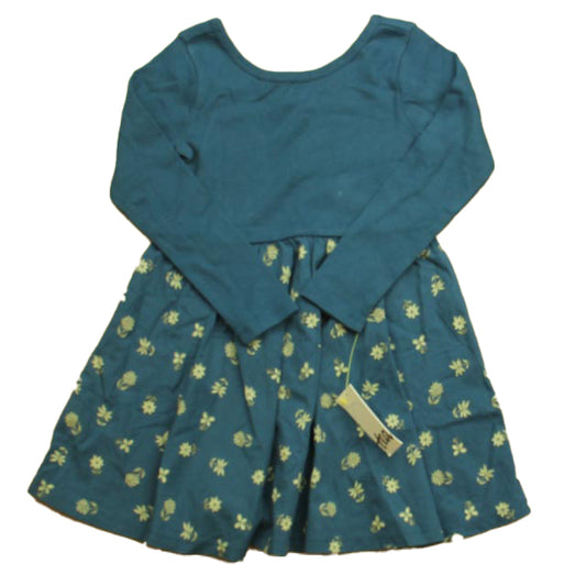 Tea Girls Blue | Purple Floral Dress Size: 3-6 Months