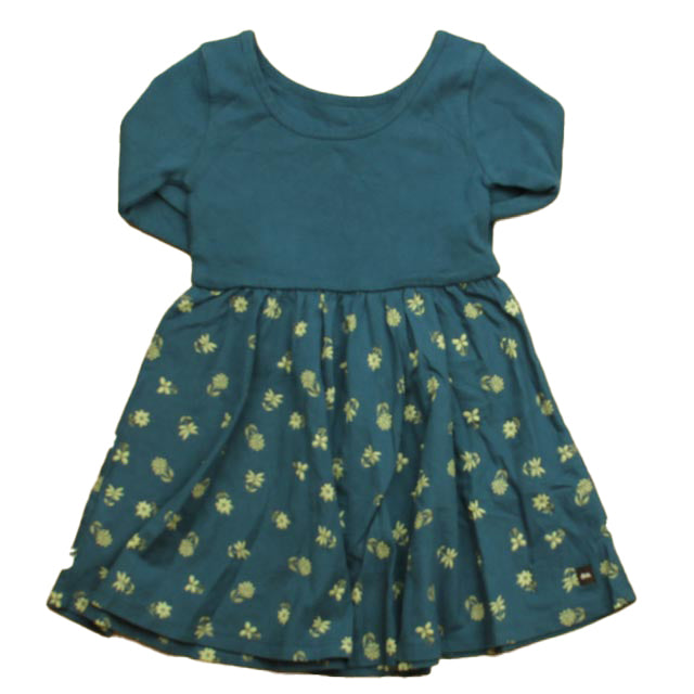 Tea Girls Blue | Purple Floral Dress Size: 3-6 Months Blue | Purple Floral