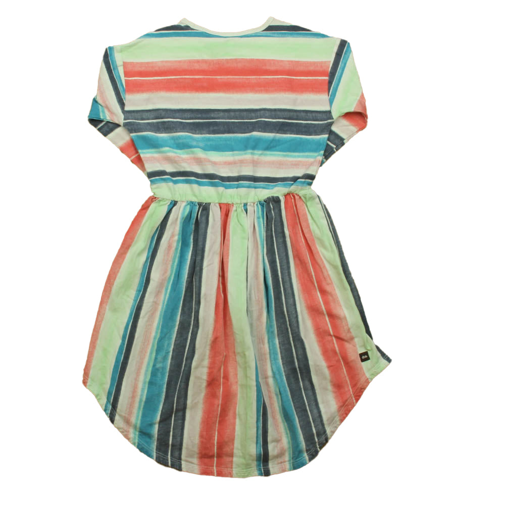 Tea Girls Blue | Purple | Pink Dress Size: 7 Years Blue | Purple | Pink