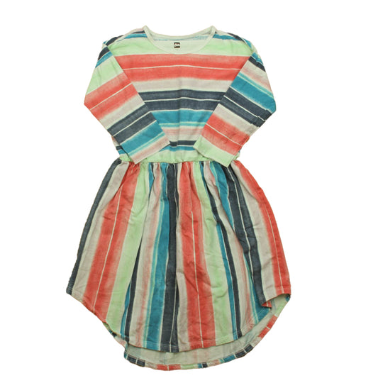 Tea Girls Blue | Purple | Pink Dress Size: 7 Years Blue | Purple | Pink