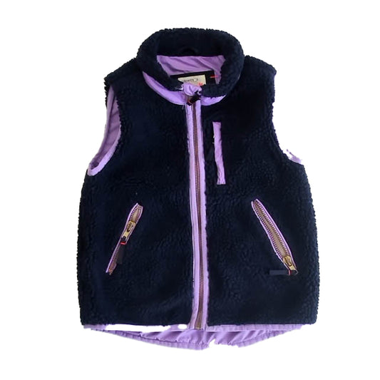 Crewcuts Girls Blue | Purple Vest Size: 4-5T Blue | Purple