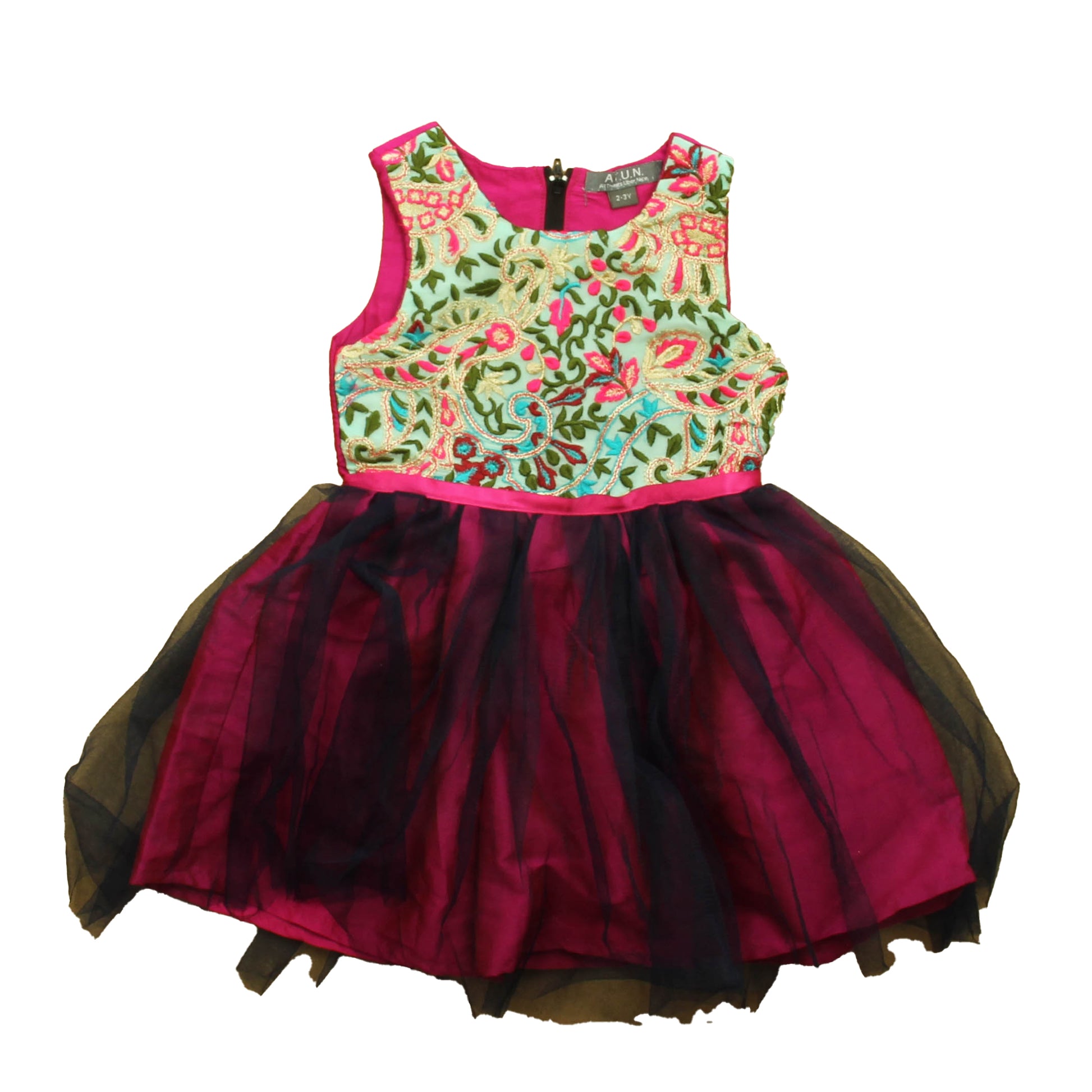 ATUN Girls Blue | Purple Dress Size: 2-3T Blue | Purple