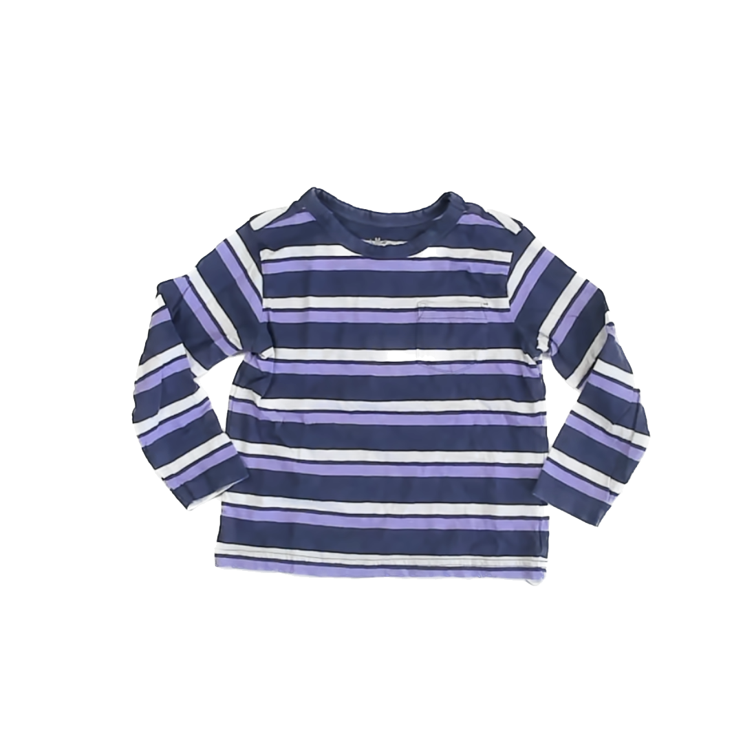 Primary Boys Blue | Purple Long Sleeve T-Shirt Size: 3T Blue | Purple