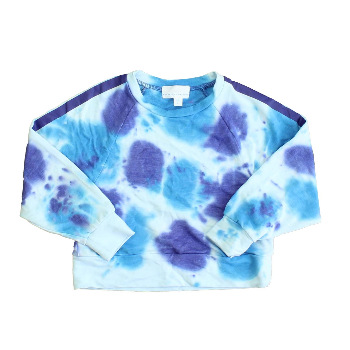 Rockets Of Awesome Girls Blue | Purple Long Sleeve T-Shirt Size: 4T