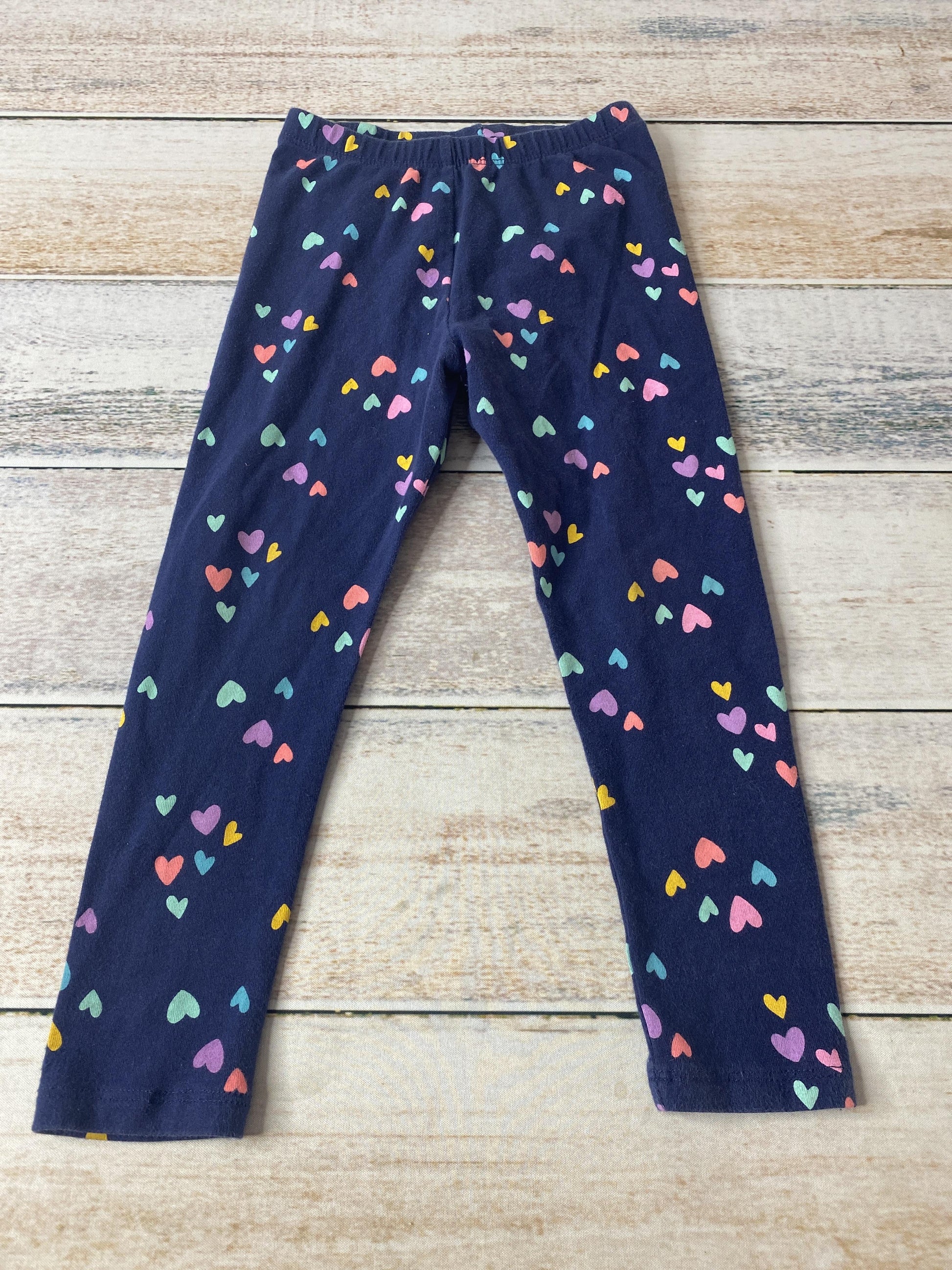 Cat & Jack Girls Blue | Rainbow | Hearts Pants Size: 3T Blue | Rainbow | Hearts