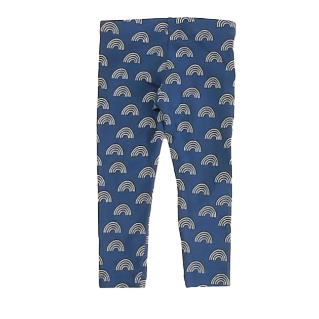 Tea Collection Girls Blue Rainbows Leggings Size: 2T Blue Rainbows