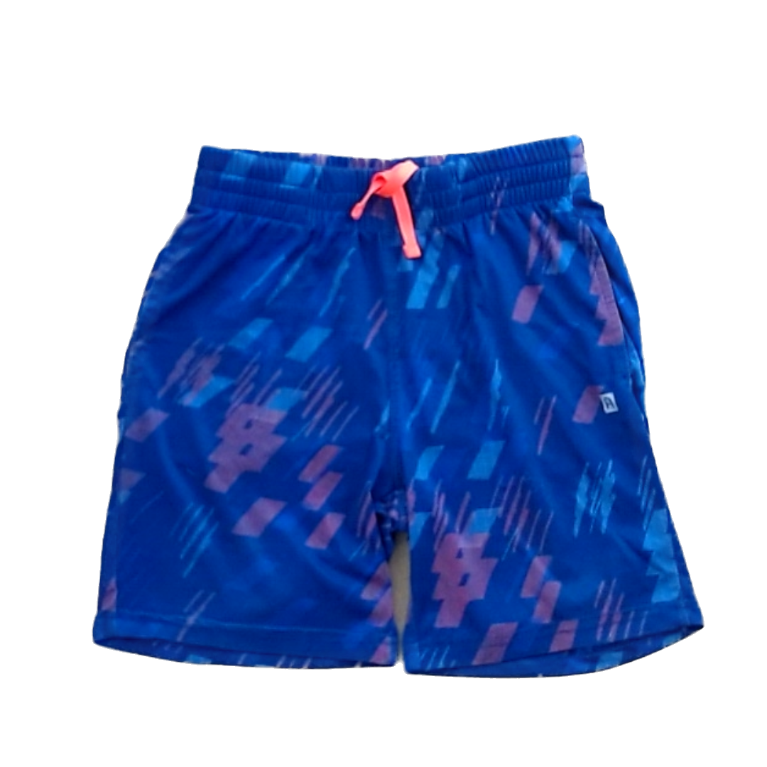 Rockets Of Awesome Girls Blue | Red and Blue Lightening Bolts Shorts Size: 5T Blue | Red and Blue Lightening Bolts