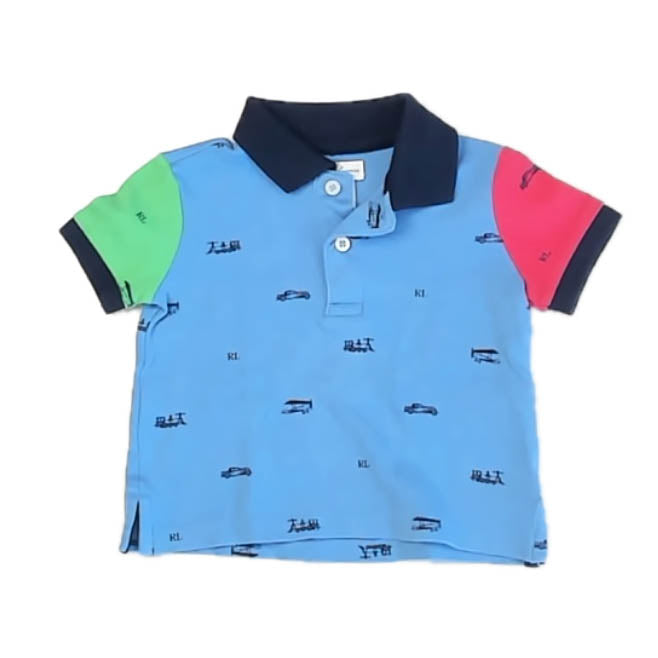 Ralph Lauren Boys Blue | Red | Green Polo Shirt Size: 9 Months Blue | Red | Green