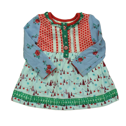 Matilda Jane Girls Blue | Red | Green Dress Size: 6-12 Months