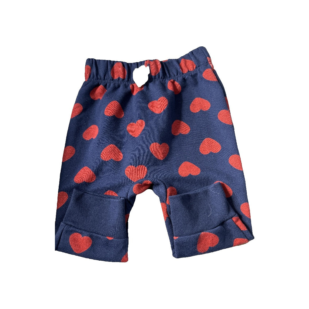 Cat & Jack Unisex Blue | red | Hearts Athletic Pants Size: 9-Jun Blue | red | Hearts