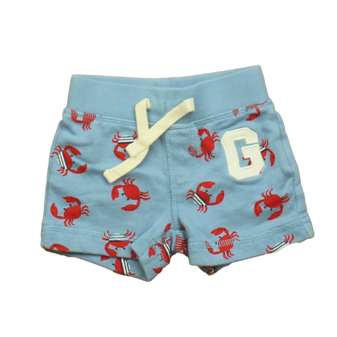 Gap Boys Blue | Red Lobsters Shorts Size: 6-12 Months Blue | Red Lobsters