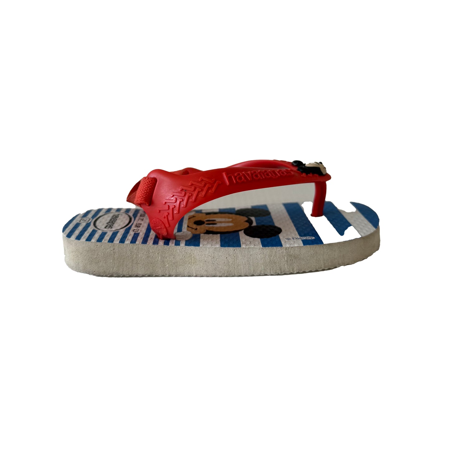 Havaianas Boys Blue | Red Mickey Flip Flops Size: 7 Toddler Blue | Red Mickey