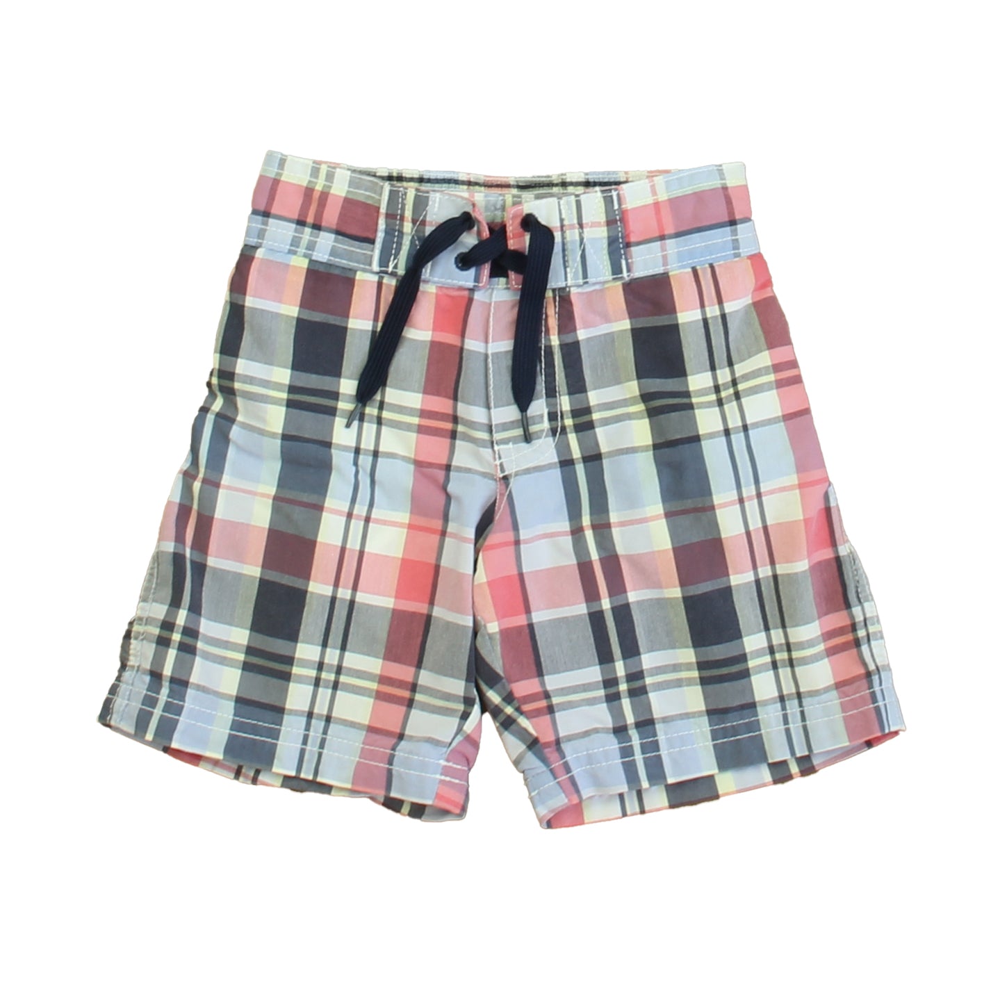 Janie and Jack Boys Blue | Red Plaid Trunks Size: 2T Blue | Red Plaid
