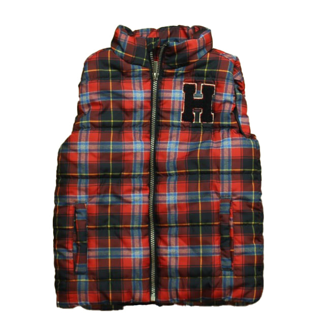 Tommy Hilfiger Boys Blue | Red Plaid Vest Size: 4T