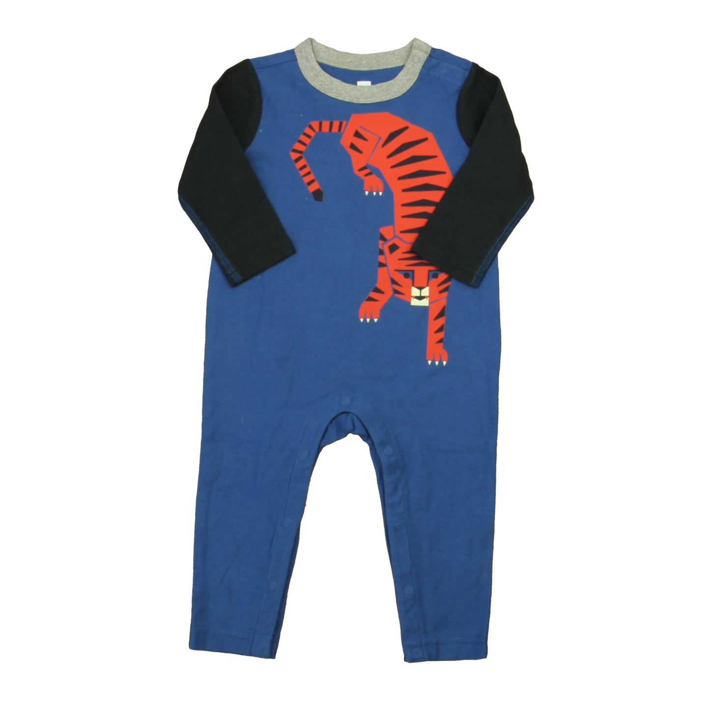 Tea Boys Blue | Red Tiger Long Sleeve Outfit Size: 6-12 Months