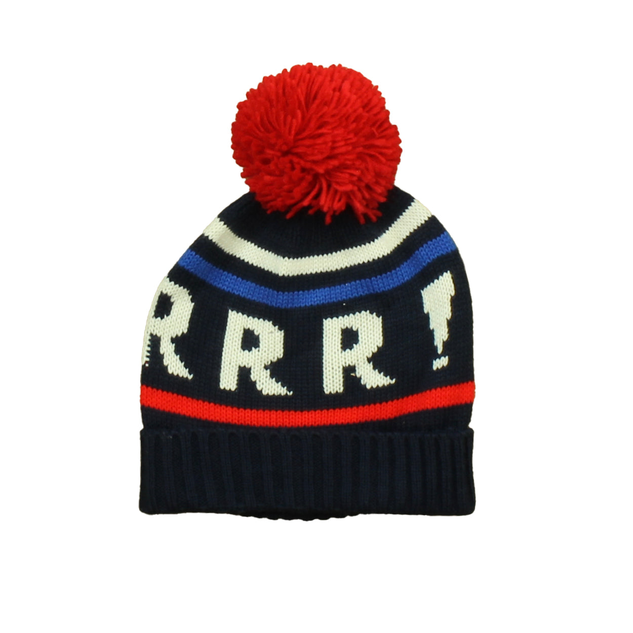 Unisex Blue | Red | White Winter Hat Size: Med