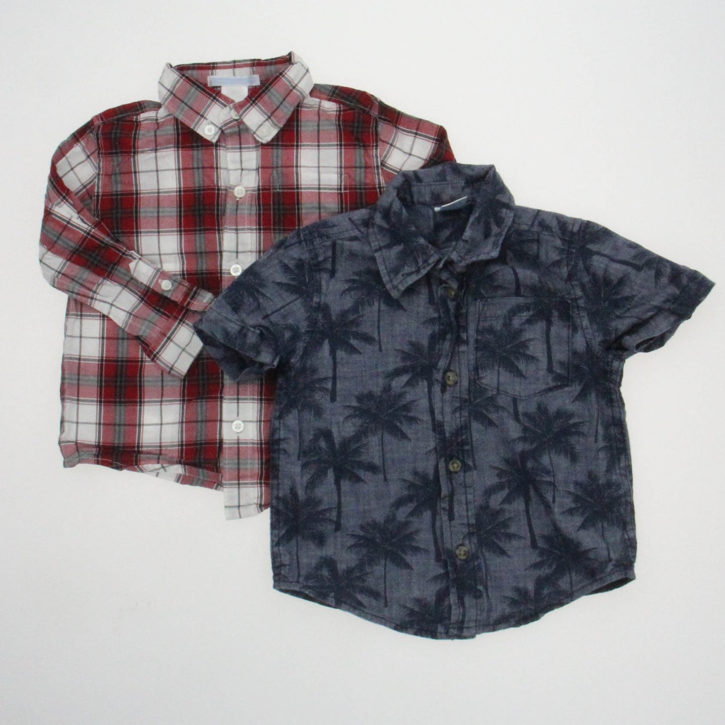 Janie and Jack | Gymboree Boys Blue | Red | White Button Down Long Sleeve Size: 18-24 Months Blue | Red | White