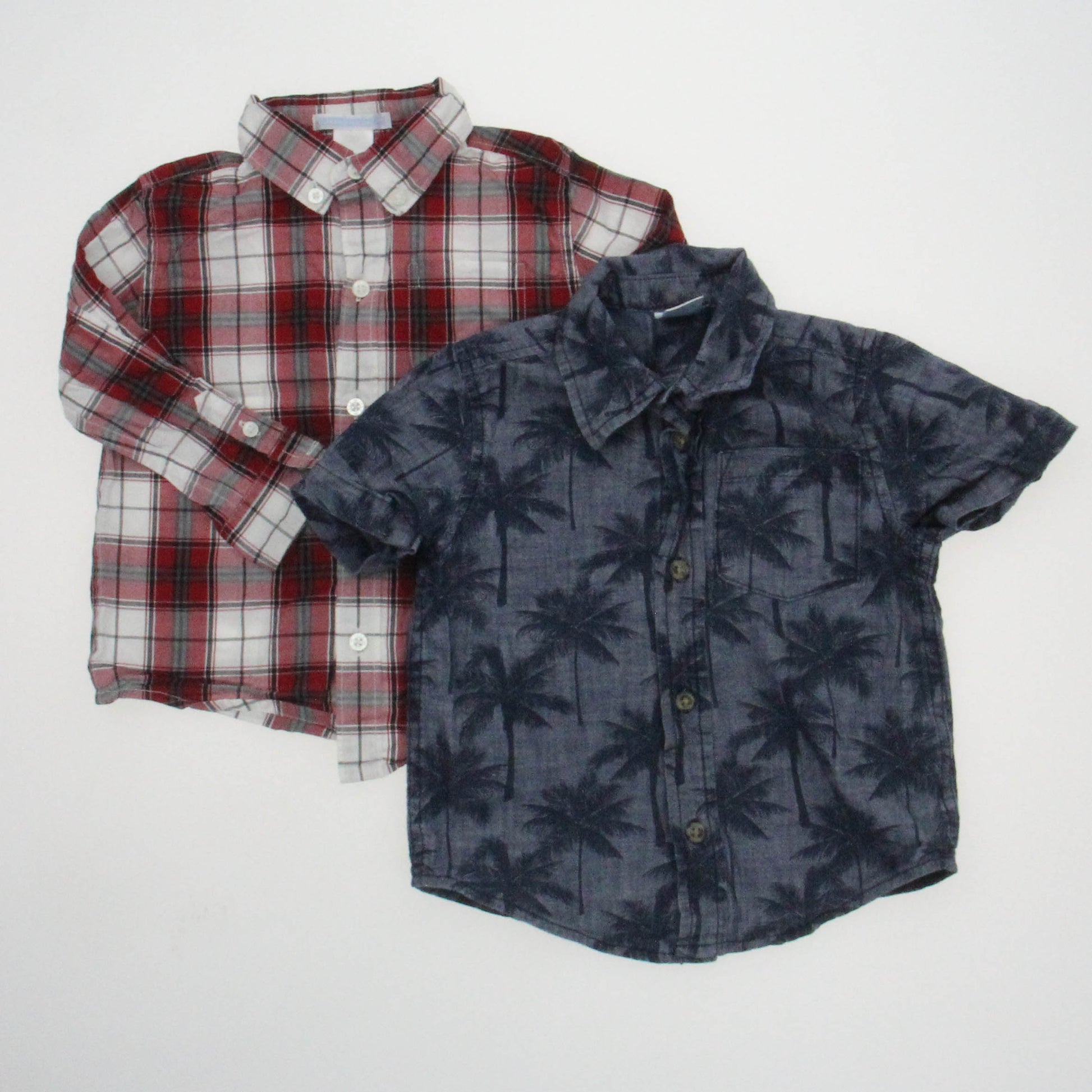 Janie and Jack | Gymboree Boys Blue | Red | White Button Down Long Sleeve Size: 18-24 Months Blue | Red | White