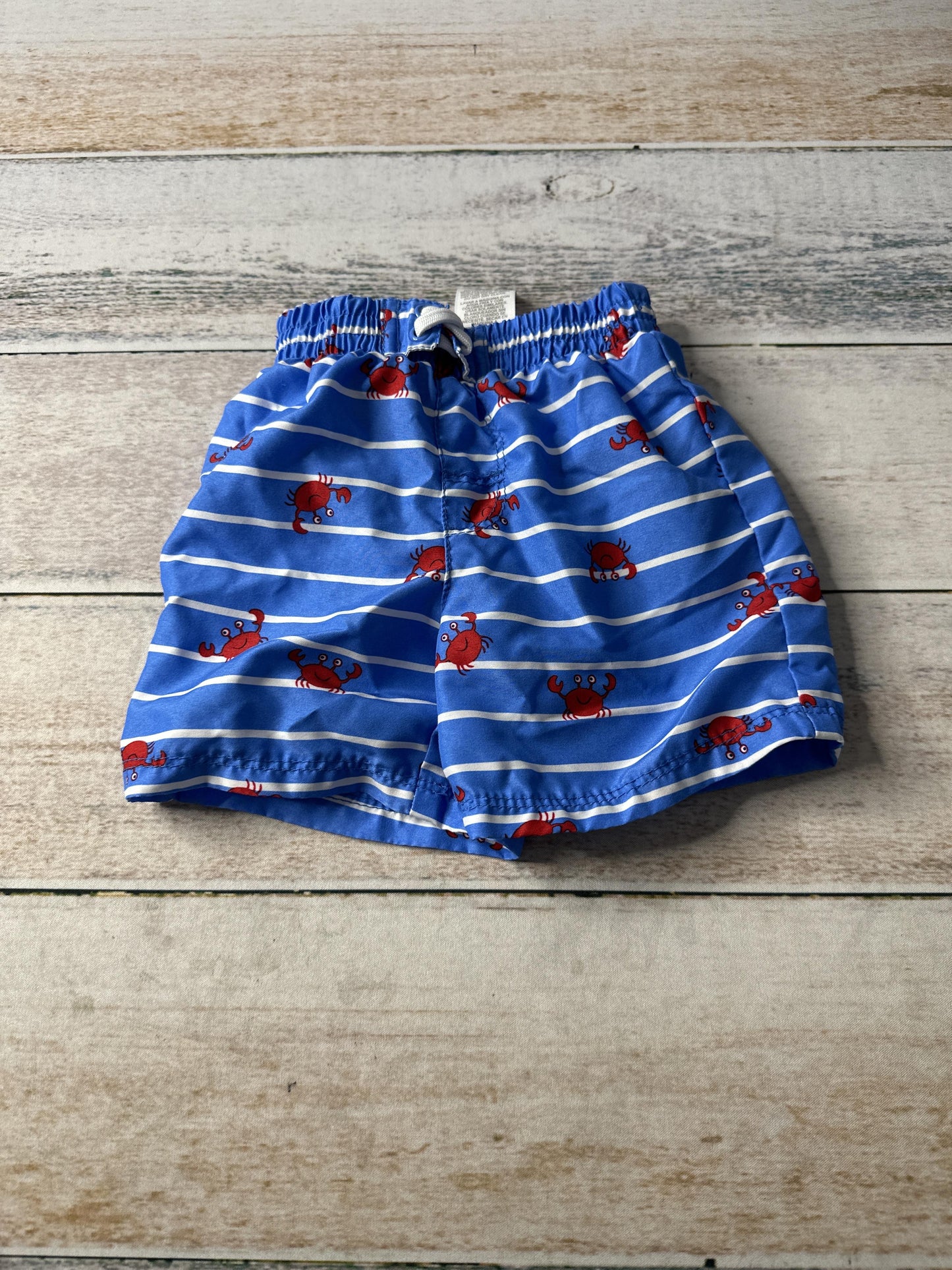 WonderNation Boys Blue | Red Trunks Size: 6-9 months Blue | Red