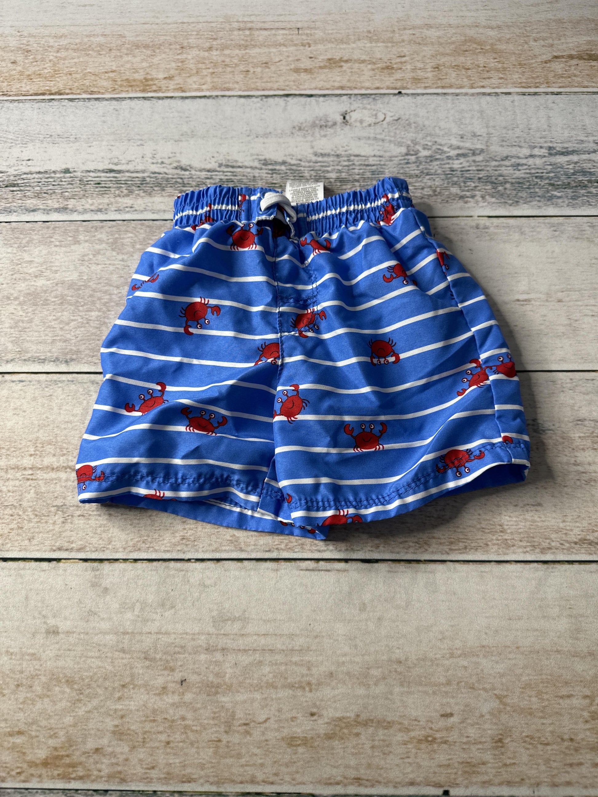 WonderNation Boys Blue | Red Trunks Size: 6-9 months Blue | Red