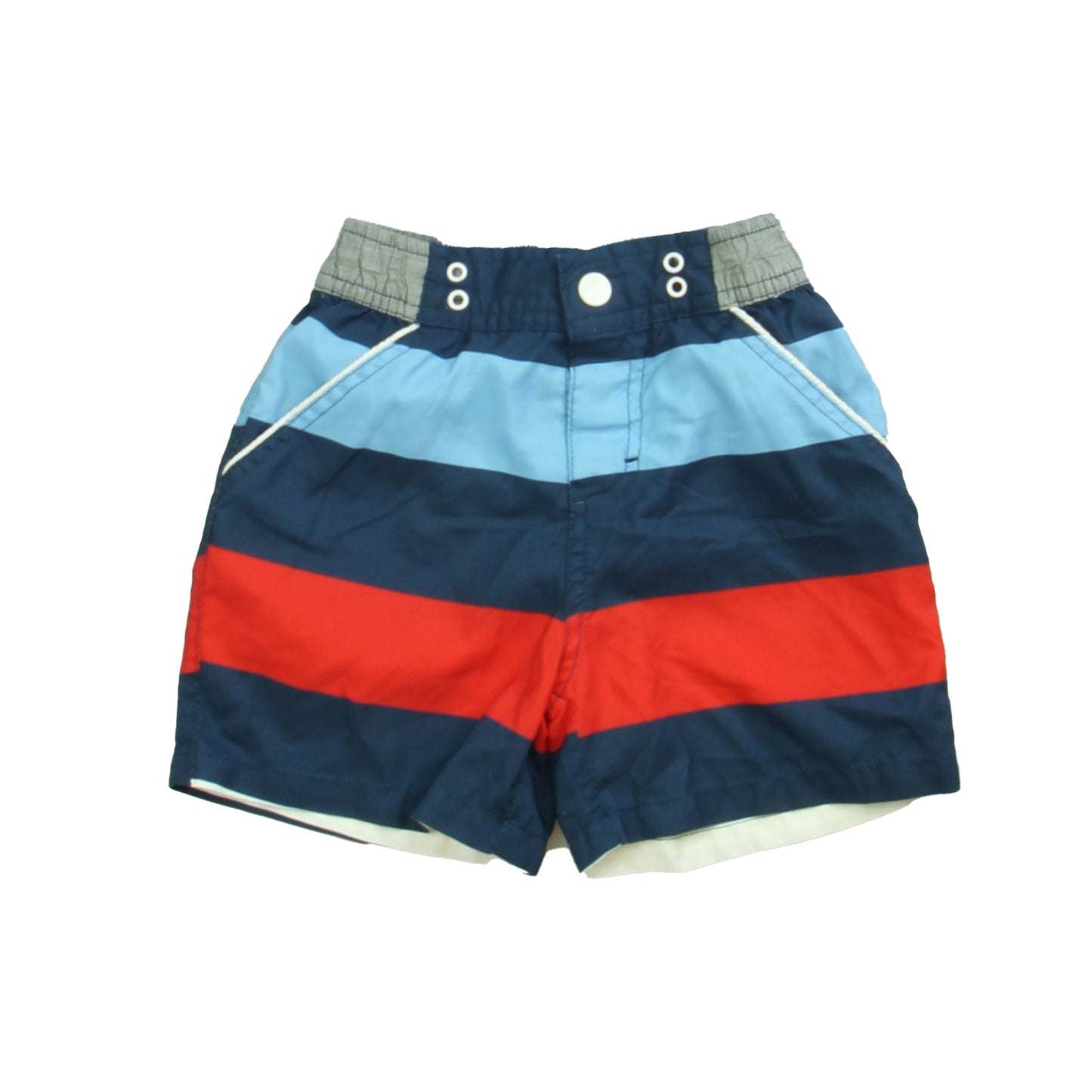 Andy & Evan Boys Blue | Red Trunks Size: 18-24 Months Blue | Red
